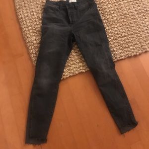 Madewell Jeans raw hem